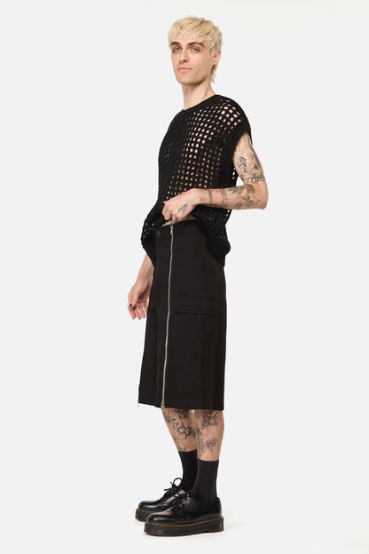 Black Friday - Goodie Zip Cargo Short - black