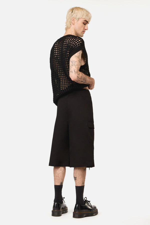 Black Friday - Goodie Zip Cargo Short - black