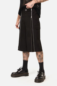 Black Friday - Goodie Zip Cargo Short - black