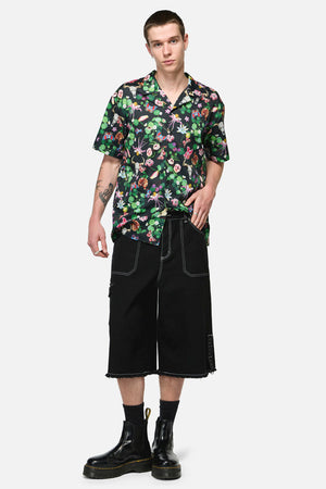 Black Friday - Curse Grunge Jorts - black