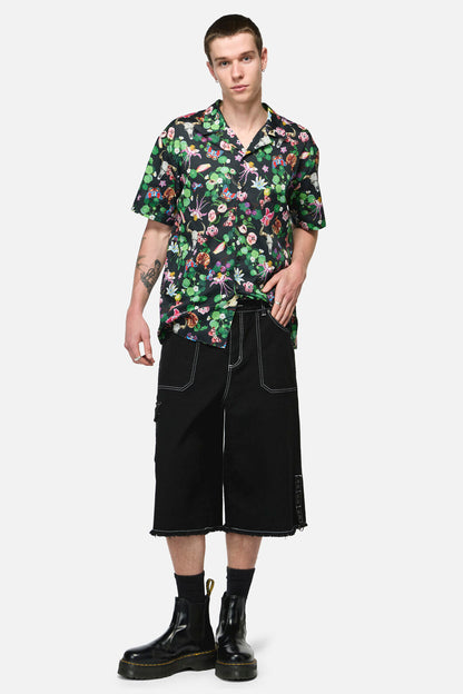 Black Friday - Curse Grunge Jorts - black