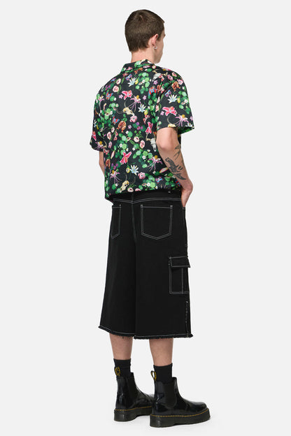 Black Friday - Curse Grunge Jorts - black