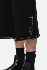 Black Friday - Curse Grunge Jorts - black