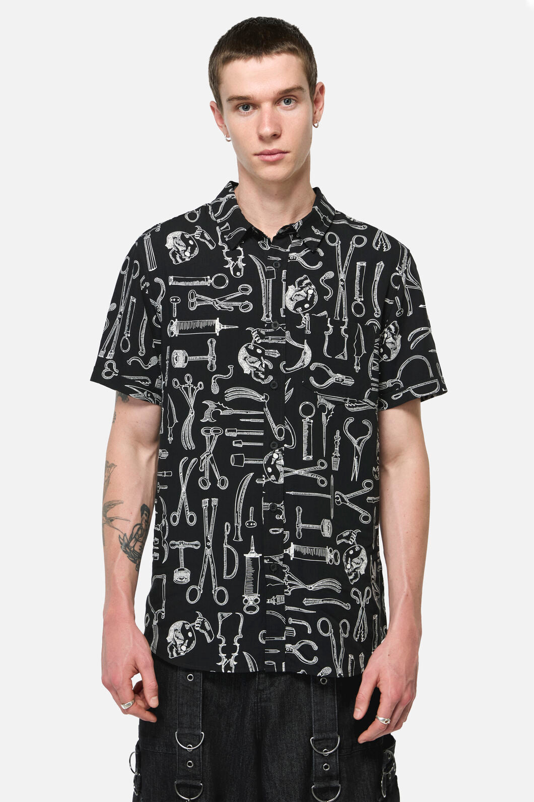 Black Friday - Barbaric Goth SS Shirt - black-white