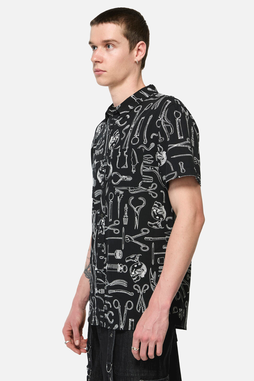 Black Friday - Barbaric Goth SS Shirt - black-white