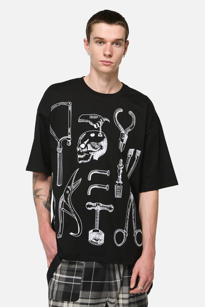 Black Friday - Tools Oversized Unisex Tee - black