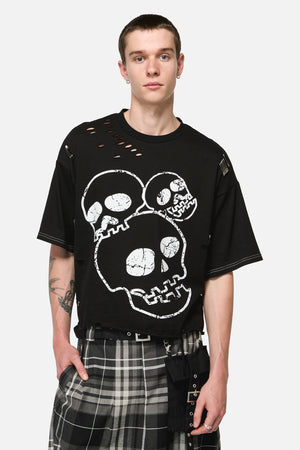 Black Friday - Numbskull Distressed Unisex Tee - black