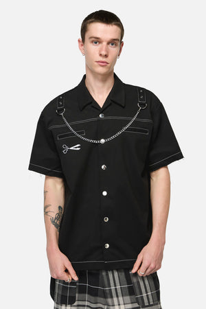 Black Friday - Snips Goth Short Sleeve Shirt - black
