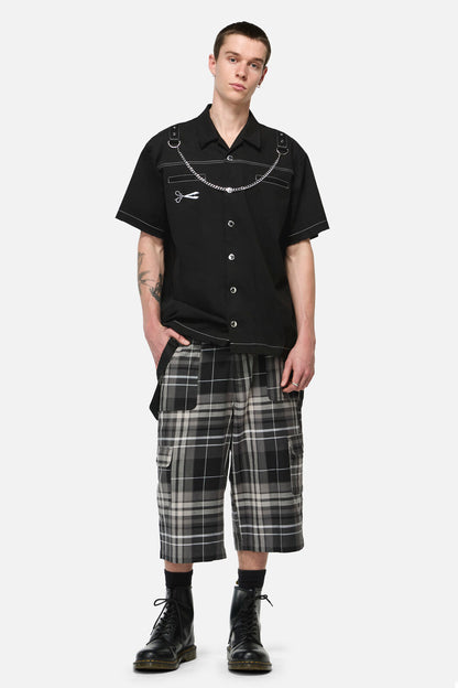 Black Friday - Snips Goth Short Sleeve Shirt - black