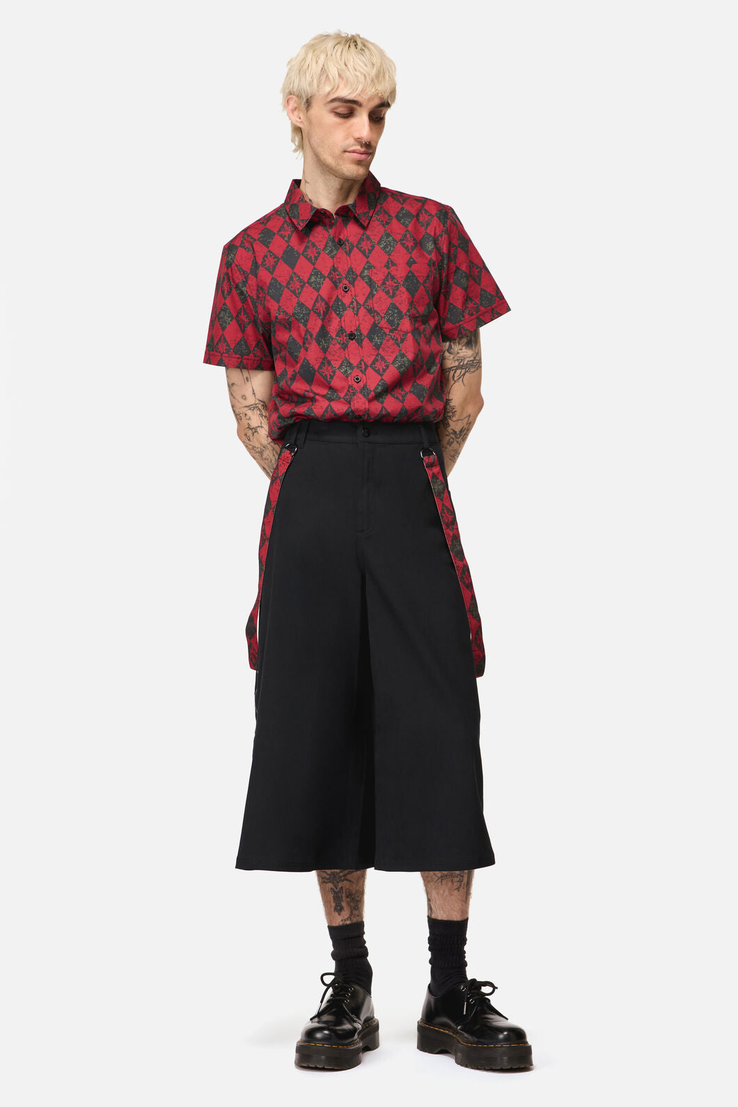 Black Friday - The End Goth Jorts - black