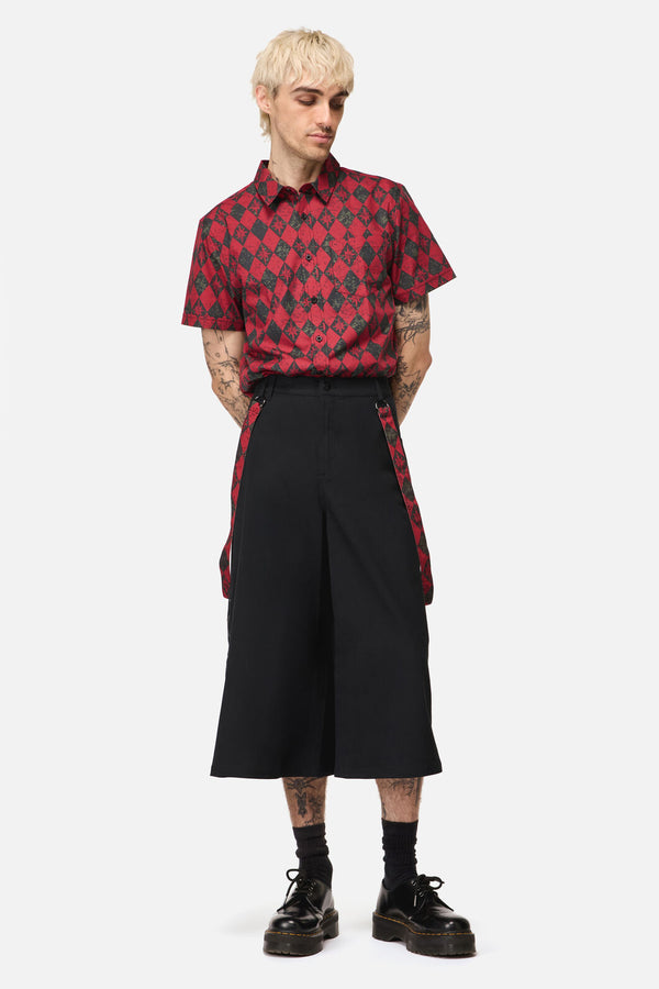 Black Friday - The End Goth Jorts - black