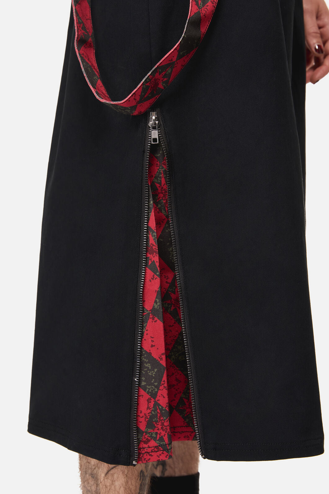 Black Friday - The End Goth Jorts - black