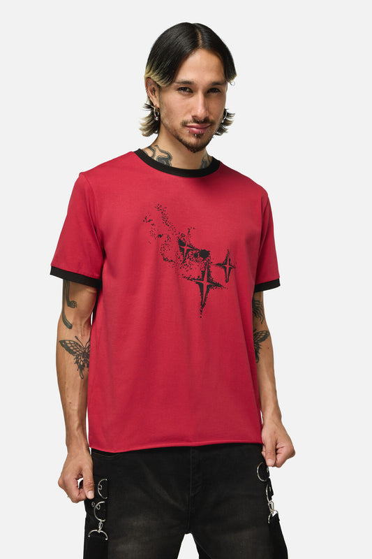 Black Friday - Suffer Unisex Crop Tee - red