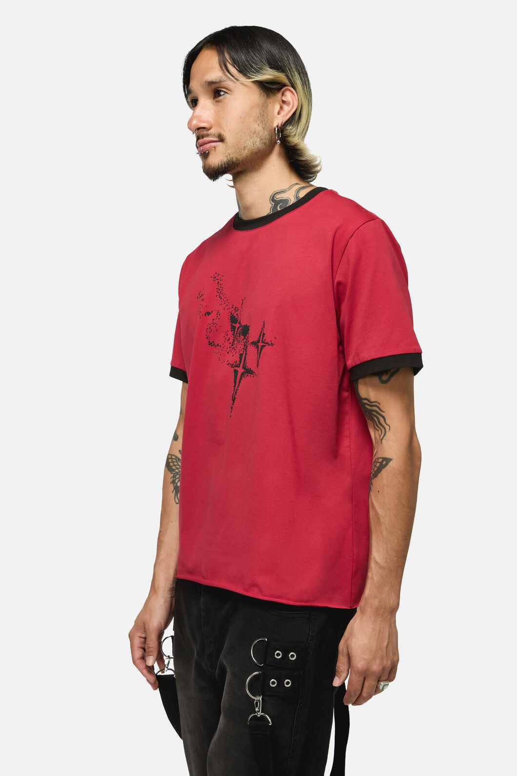 Black Friday - Suffer Unisex Crop Tee - red