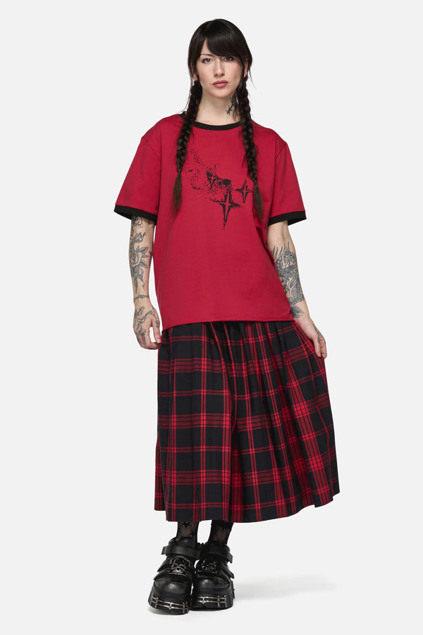 Black Friday - Suffer Unisex Crop Tee - red