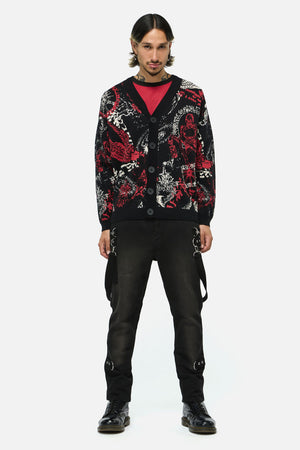 Black Friday - Purgatory Knit Cardi - black