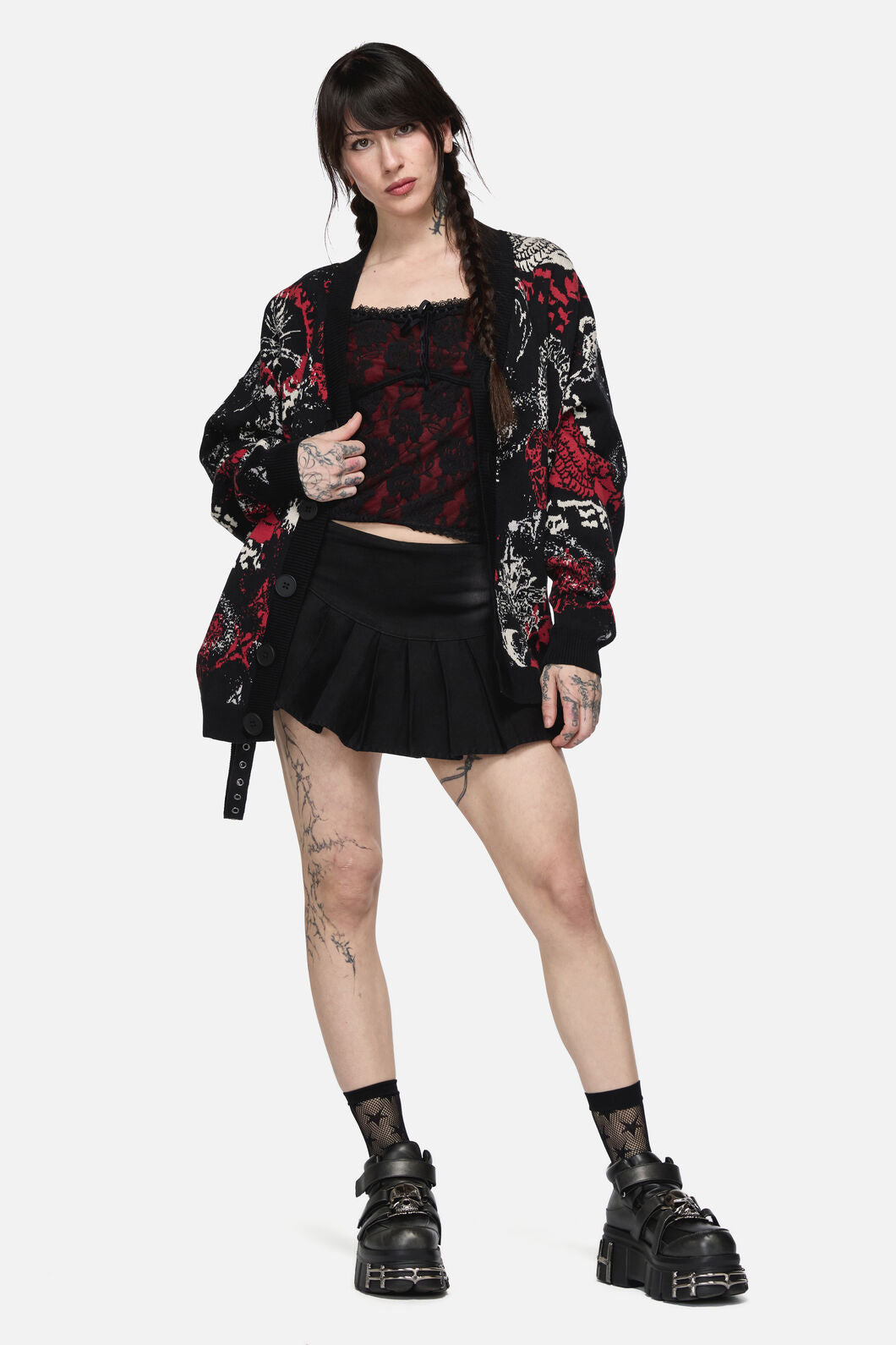 Black Friday - Purgatory Knit Cardi - black