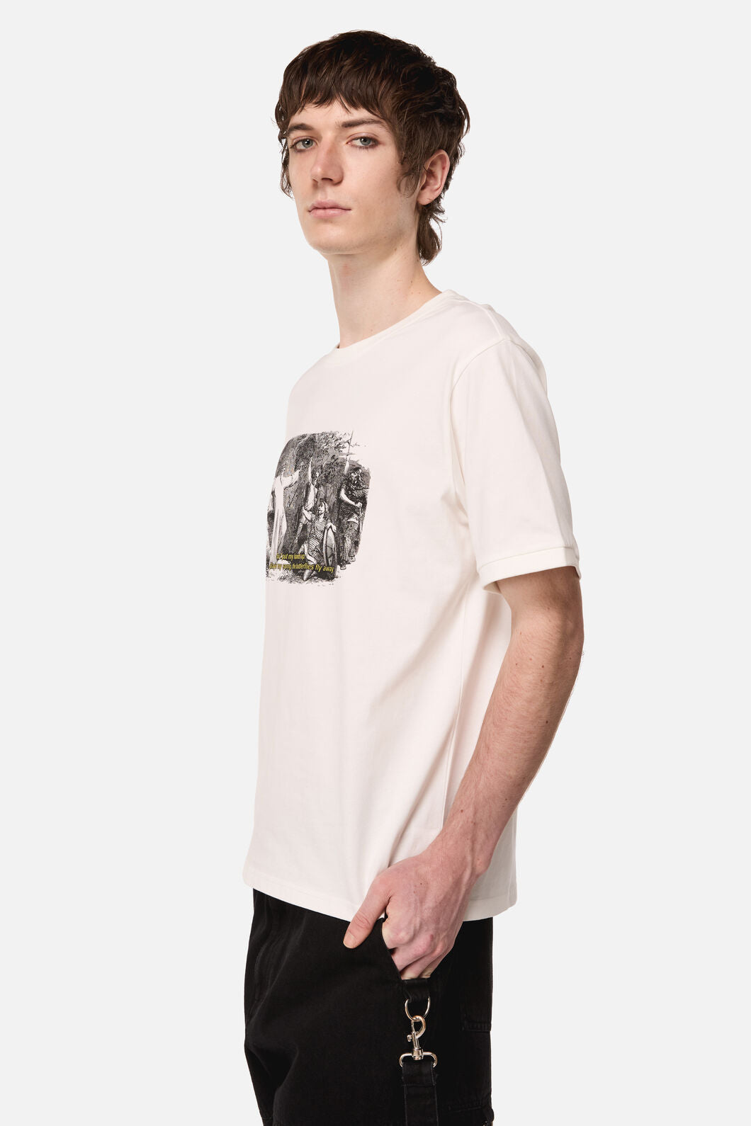 Black Friday - Medieval Graphic Tee - white