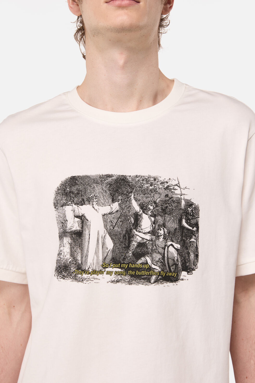 Black Friday - Medieval Graphic Tee - white