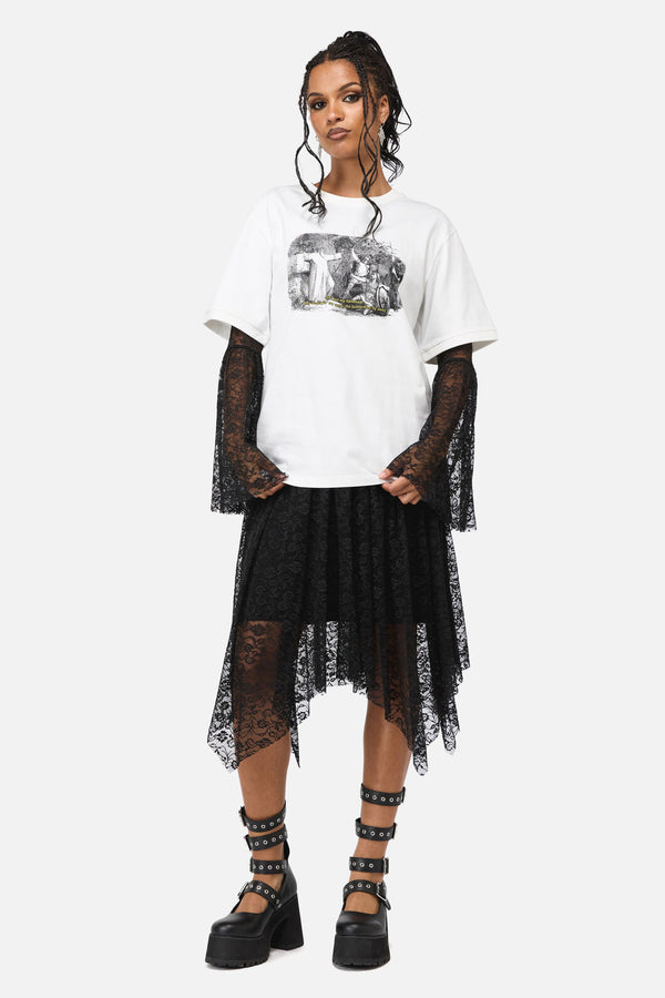 Black Friday - Medieval Graphic Tee - white