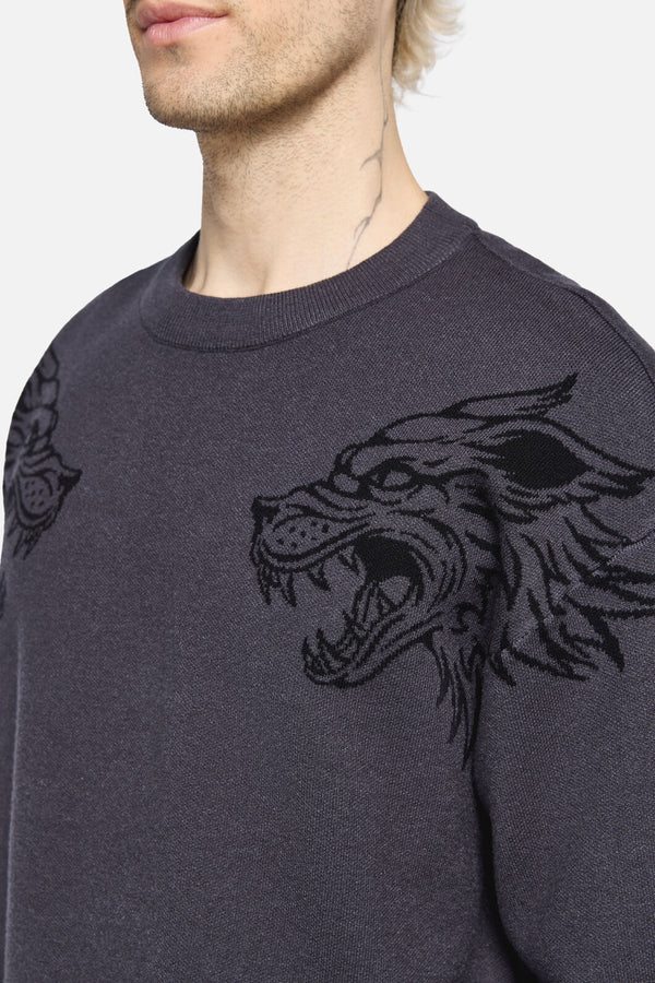 Black Friday - Wolfy Knit - grey