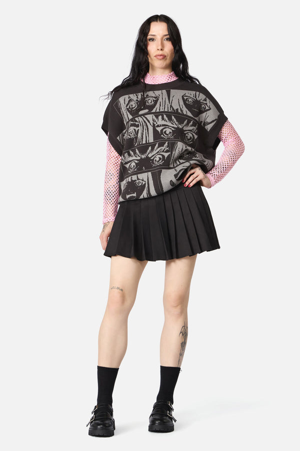 Black Friday - Xoxoz Knit Top - black