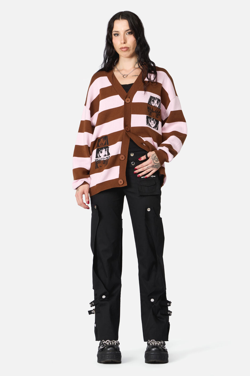 Black Friday - Increasing Silence Cardi - pink-brown