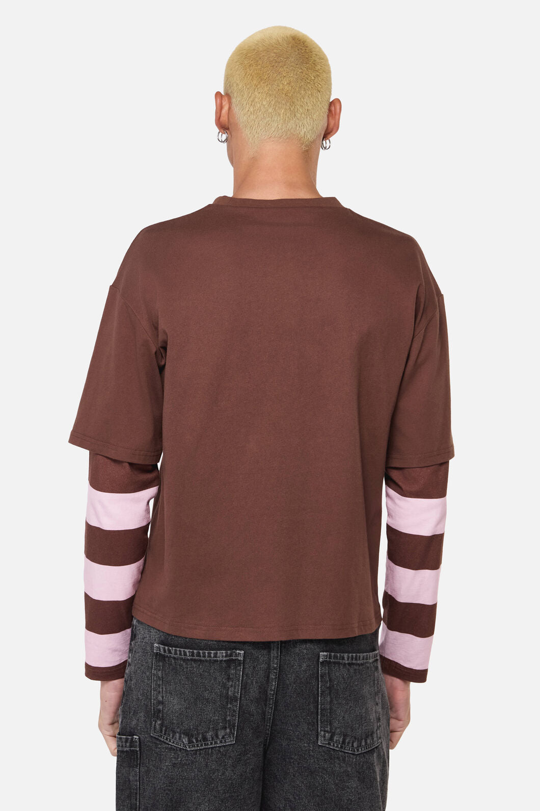 Black Friday - Increasing Silence LS Top - pink-brown