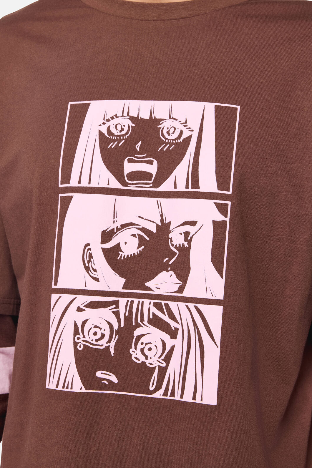 Black Friday - Increasing Silence LS Top - pink-brown