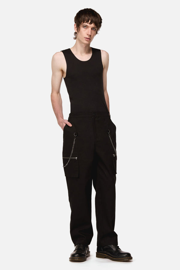 Black Friday - Your Grace Goth Zip Pant - black
