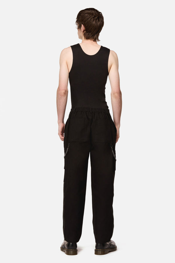 Black Friday - Your Grace Goth Zip Pant - black