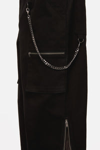 Black Friday - Your Grace Goth Zip Pant - black