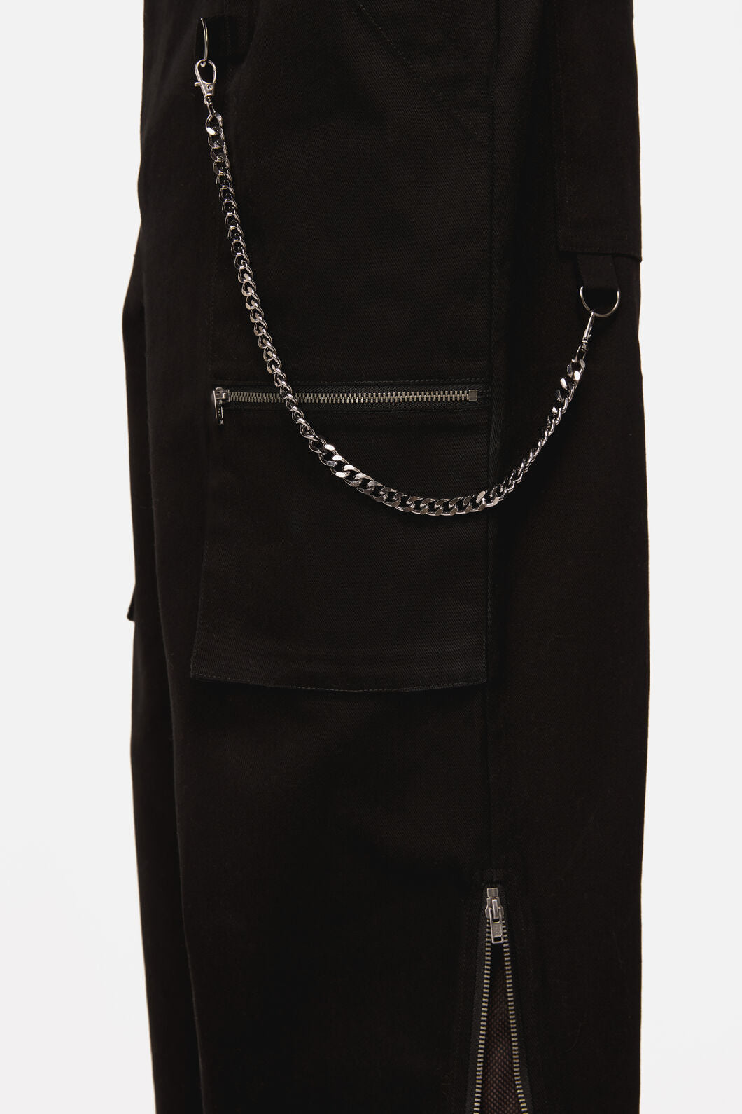 Black Friday - Your Grace Goth Zip Pant - black