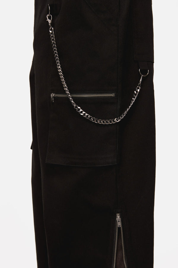 Black Friday - Your Grace Goth Zip Pant - black