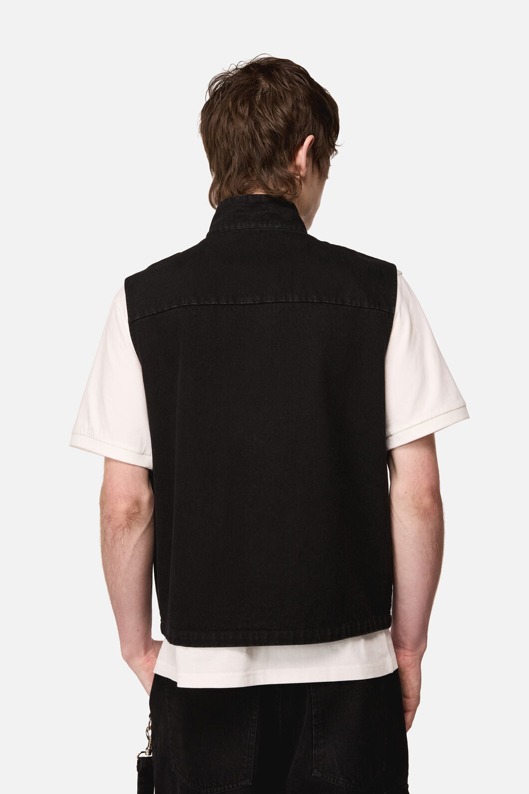 Black Friday - Midnight Goth Grunge Vest - black