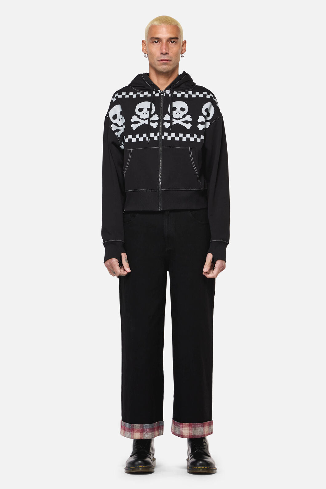 Black Friday - Bonez Goth Hoodie - black