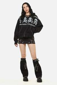 Black Friday - Bonez Goth Hoodie - black