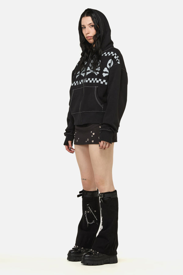 Black Friday - Bonez Goth Hoodie - black