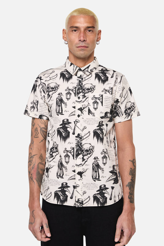 Black Friday - Plague Doctor Shirt - cream