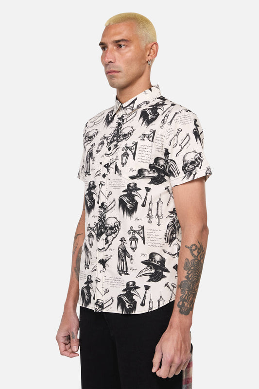 Black Friday - Plague Doctor Shirt - cream