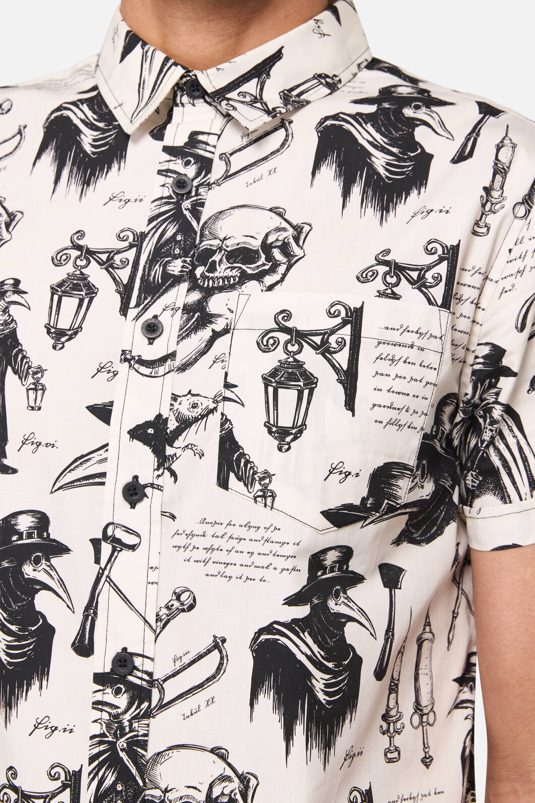 Black Friday - Plague Doctor Shirt - cream