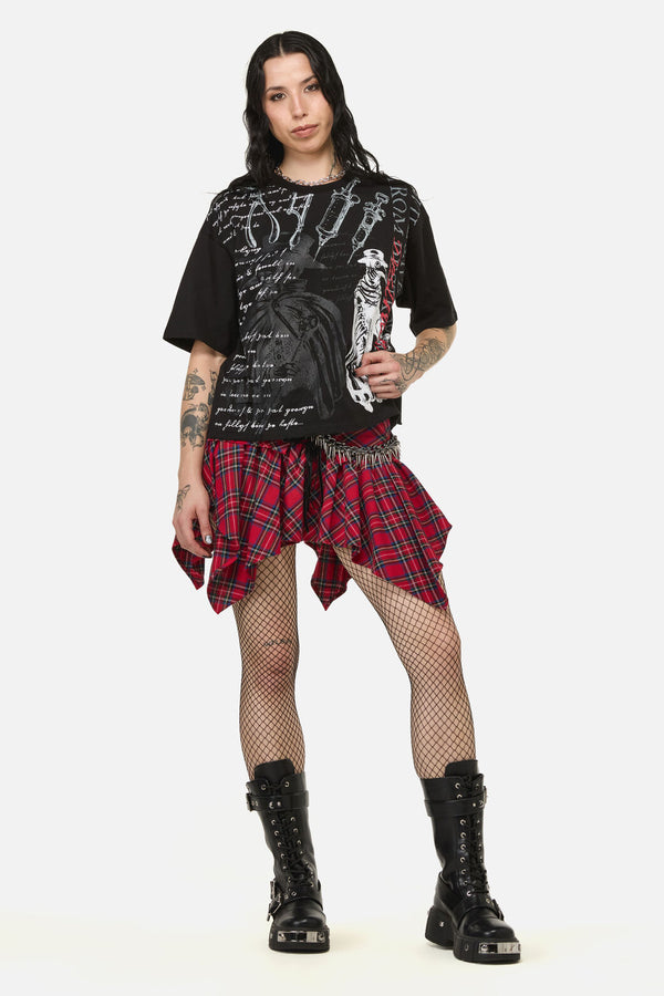 Black Friday - Plague Doctor Distressed Tee - black