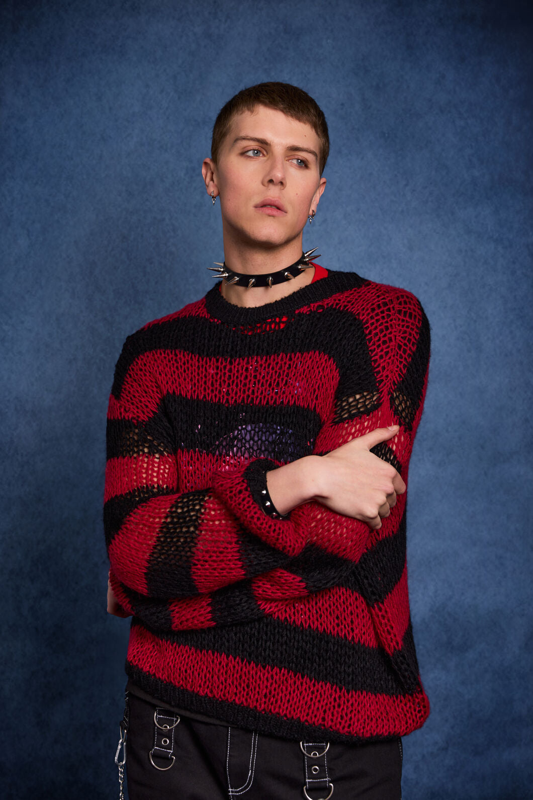 Black Friday - Beasts Knit Jumper - red-black