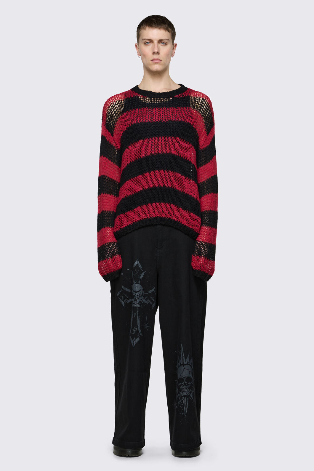 Black Friday - Beasts Knit Jumper - red-black