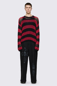 Black Friday - Beasts Knit Jumper - red-black