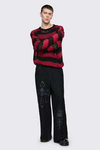 Black Friday - Beasts Knit Jumper - red-black
