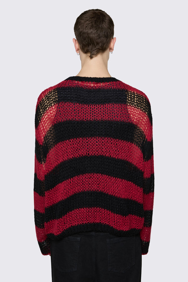 Black Friday - Beasts Knit Jumper - red-black