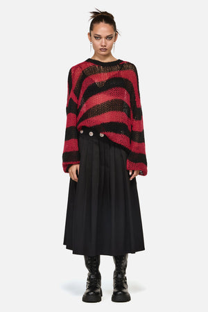 Black Friday - Beasts Knit Jumper - red-black