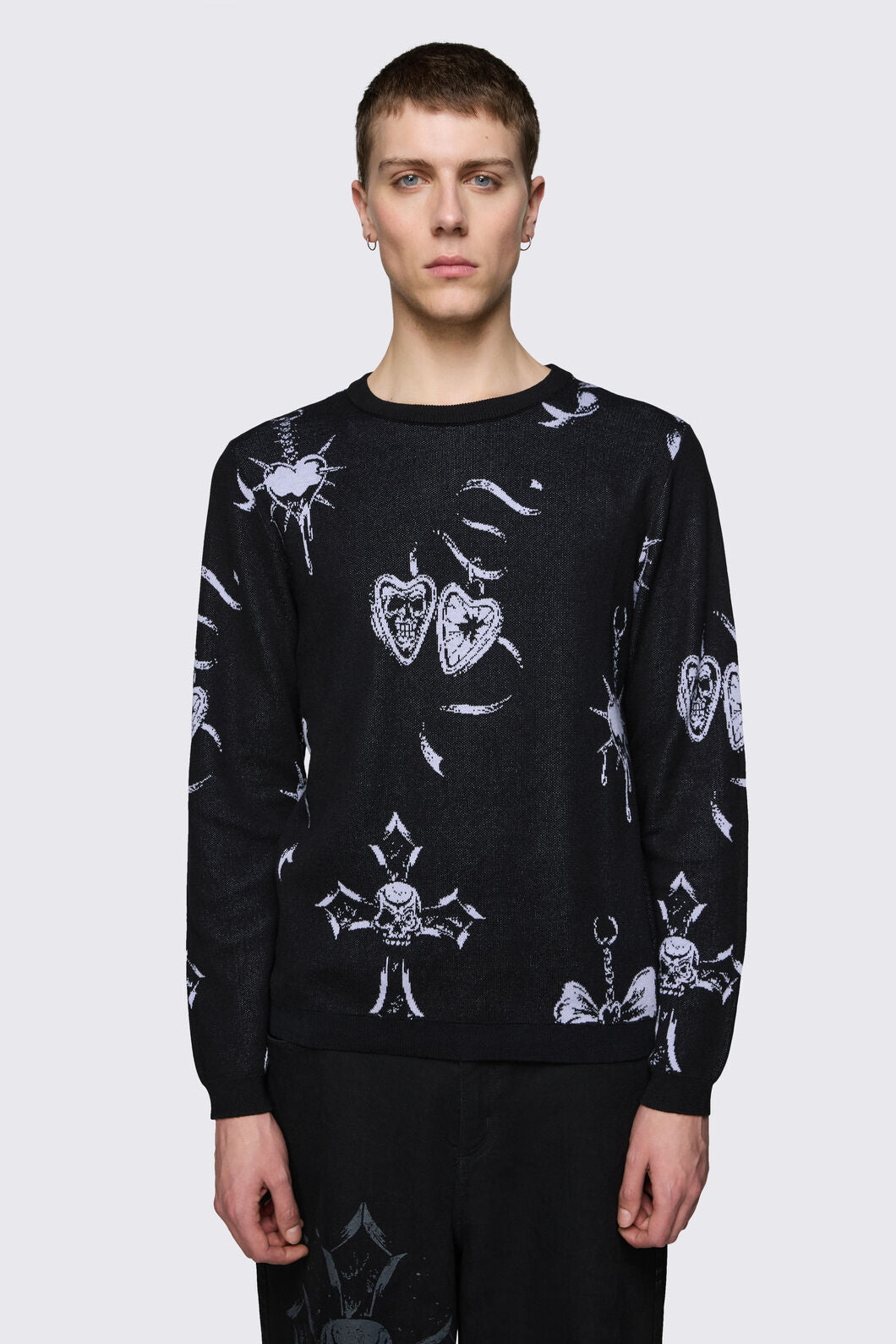 Black Friday - Trad Emo Knit - black