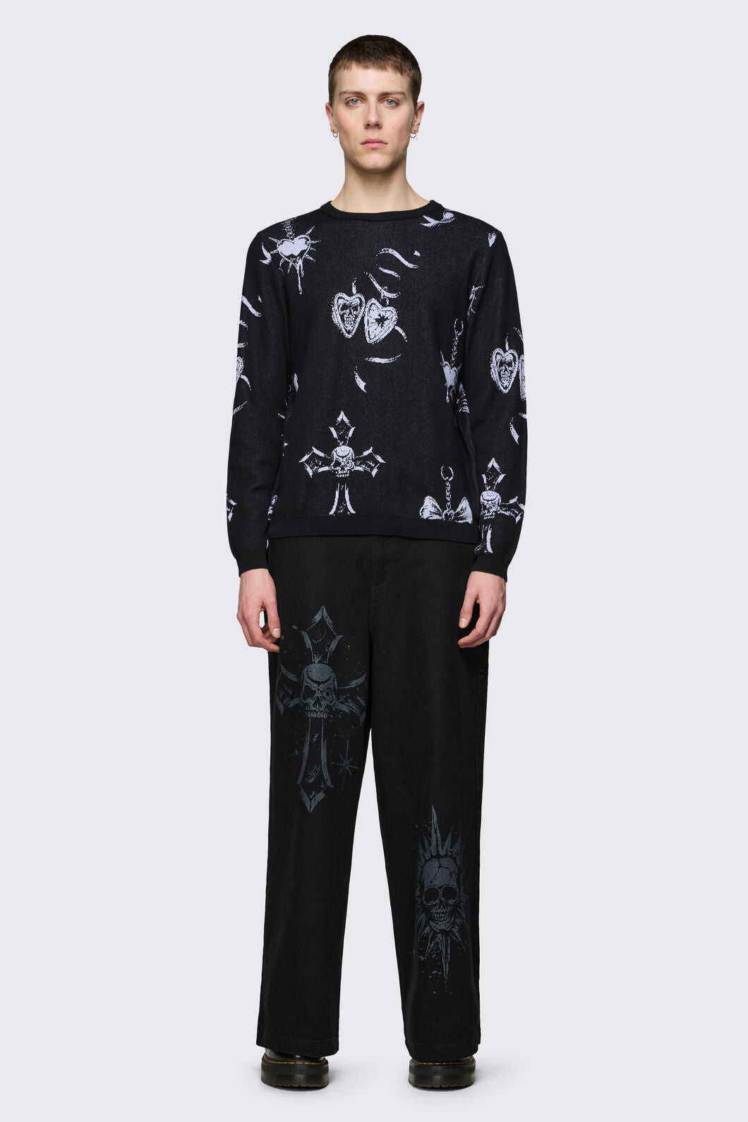 Black Friday - Trad Emo Knit - black